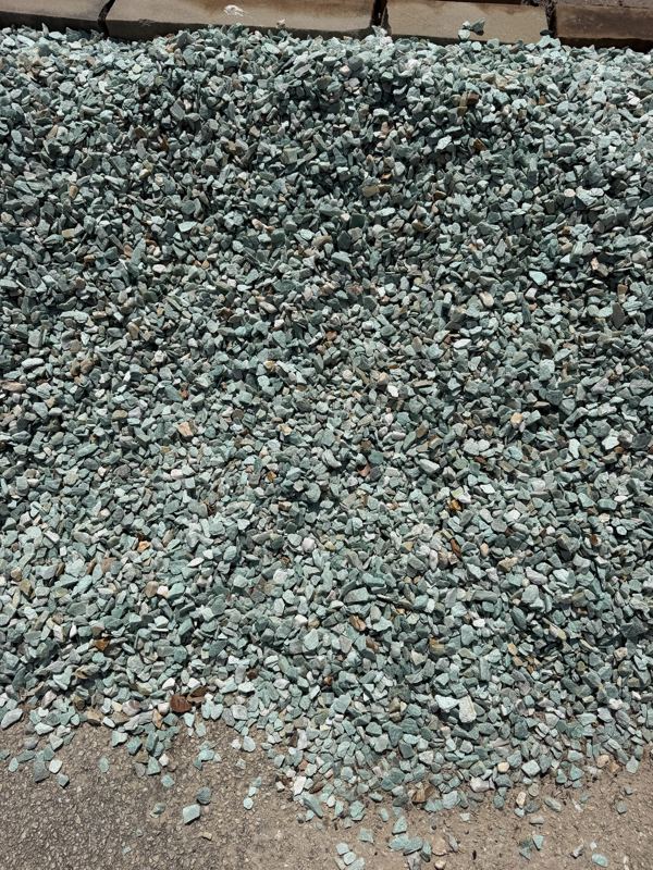 Green crushed stone