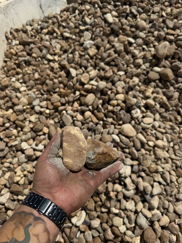 Brown river rock